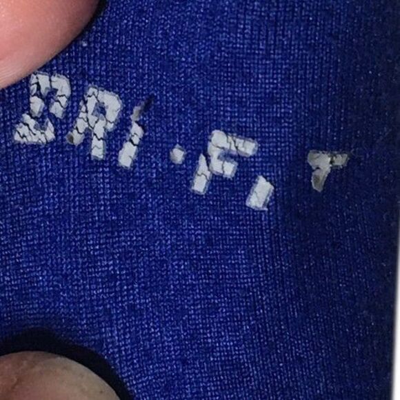 Nike Pro Leggings Women's Size Small Blue Dri-Fit Floral Running Pants - Picture 5 of 8